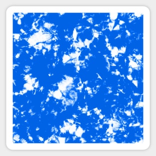 Cobalt Blue ocean - Tie Dye Shibori Texture Sticker